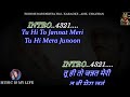 Tujhme Rab Dikhta Hai Karaoke With Scrolling Lyrics Eng ह द Tujhme Rab Dikhta Hai Karaoke With Scrolling Lyrics Eng ह द