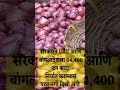सरकारने UAE आणि बांगलादेशला 64,400 टन कांदा निर्यात करण्यास परवानगी #trending #maharashtra #shetkari
