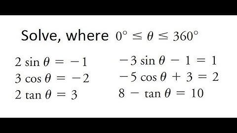 Grade 12 Advanced Functions - Solving linear trig equations (Ch 7.5)