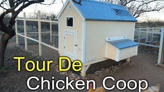 Chicken Coop Tour - Solar, Food, Water, Security I