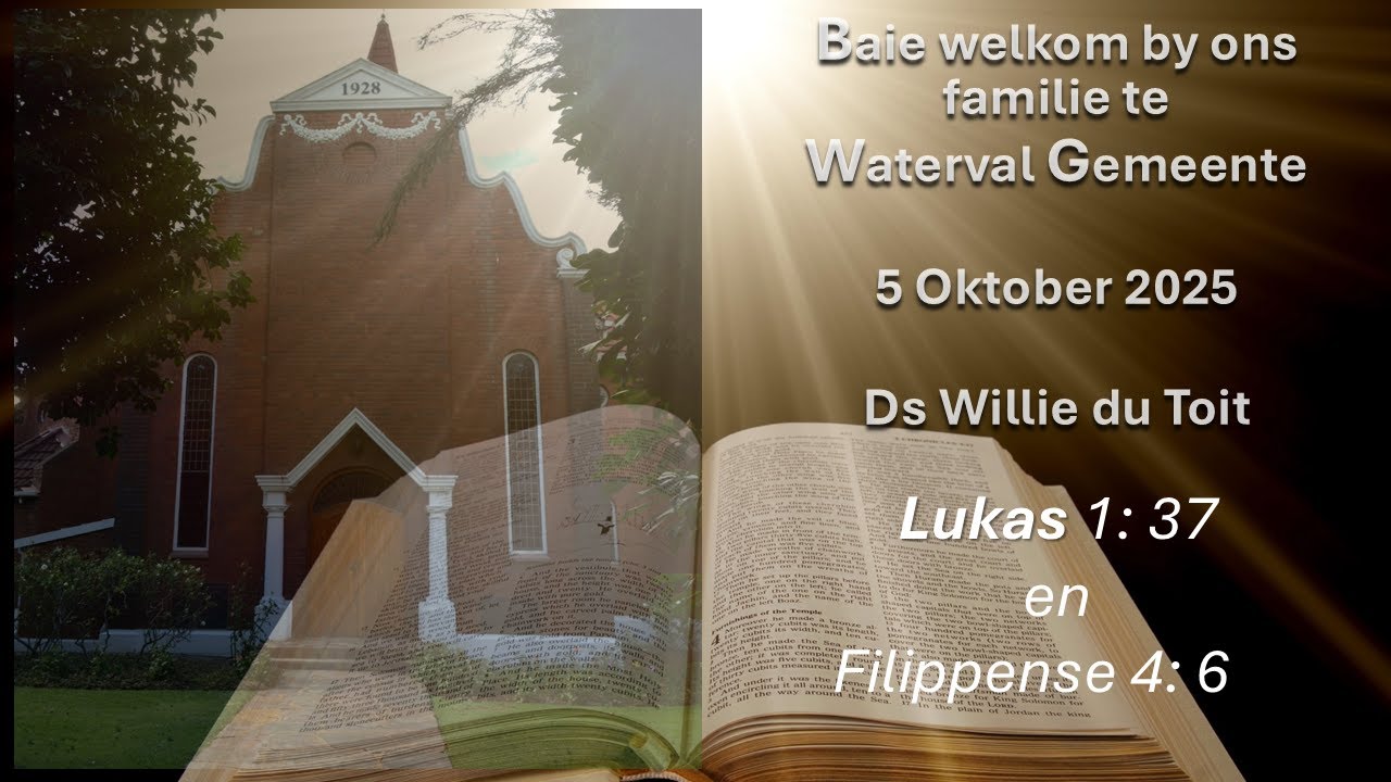 2025 10 05 Waar dit vir my onmoontlik lyk,  begin God se moontlikheid