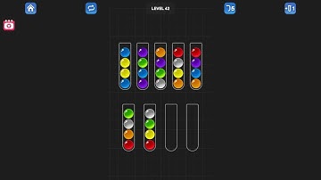 Ball Sort Puzzle - Color Game Level 42 Solution (Android)