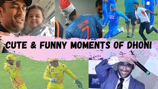 #msd #msdhoni MS DHONI'S CUTE AND FUNNY MOMENTS