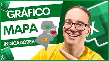 Como Fazer Gráfico de Mapa com IMAGEM PERSONALIZADA no Excel (Indicadores Automáticos!)