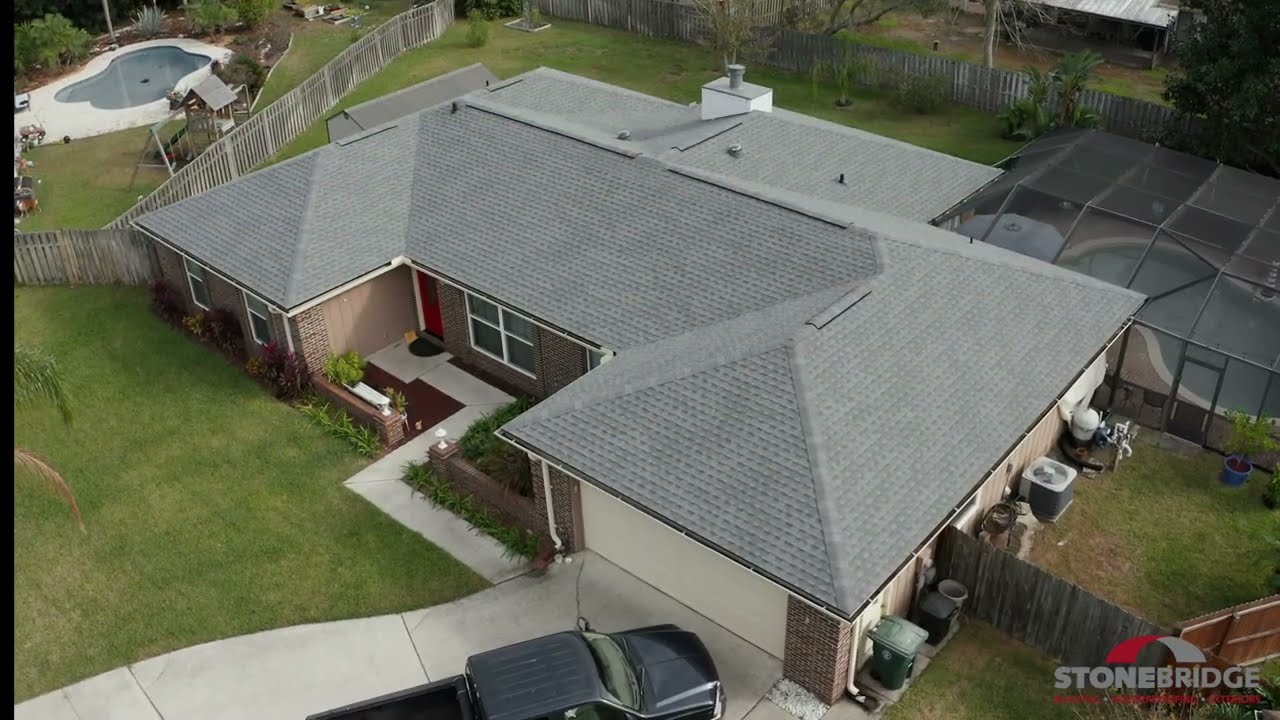 A beautiful roof replacement by Stonebridge, the most trusted roofing contractors in North Florida.