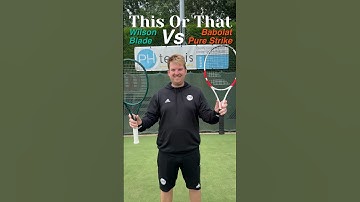 Tennis This or That! Wilson Blade vs Babolat Pure Strike! Which will win?