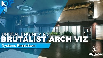 Brutalist Architecture Office - Breakdown - Unreal Engine #GameDev #UE5