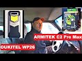 OUKITEL WP26 С кемпинговым фонарем! ARMITEK C2PRO MAX Мощный неубиваемый фонарик! Обзор посылок.