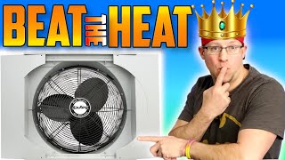🆒 How I Beat the Mining Heat | Air King Whole House 20" Window Fan | Unboxing Installation & Testing