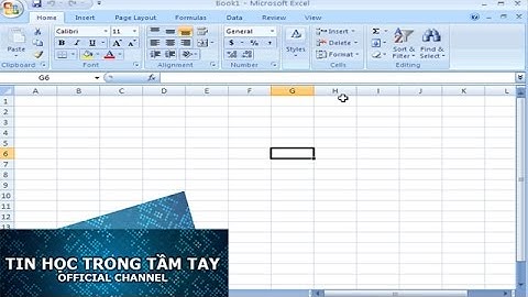 Excel 2007 - Chương 1 - Giới Thiệu Giao Diện