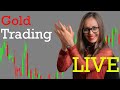 Live Gold (XAUUSD) Trading &amp; Technical Analysis - My Gold Trading Strategy