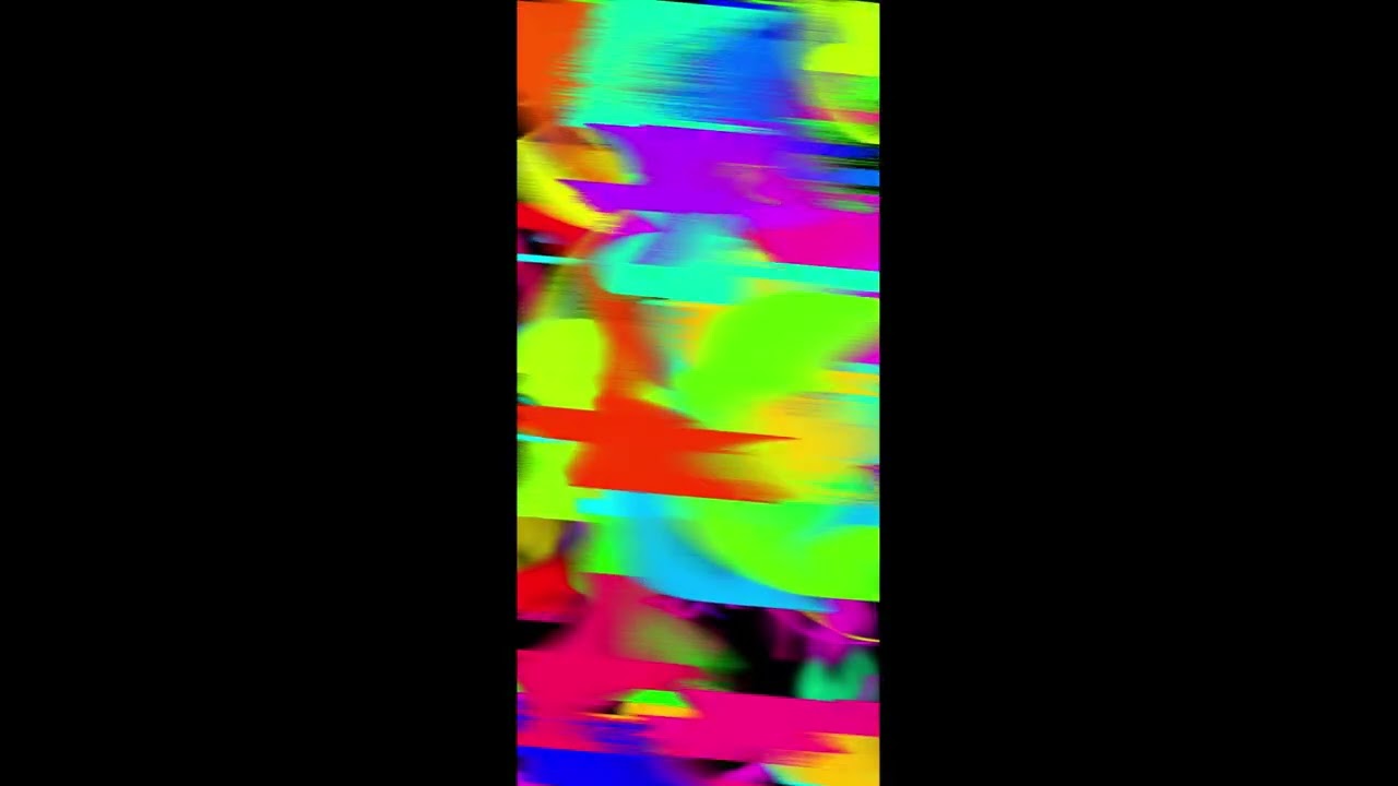 Rainbow colors northern lights simulation