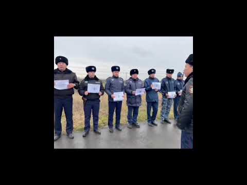 СҚО-да аудандық полиция бөлімінің бастығы қарамағындағылармен бірге аулаларды аралап шықты