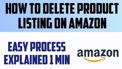 How To Delete Product Listing In Amazon | How To Delete Listing On Amazon