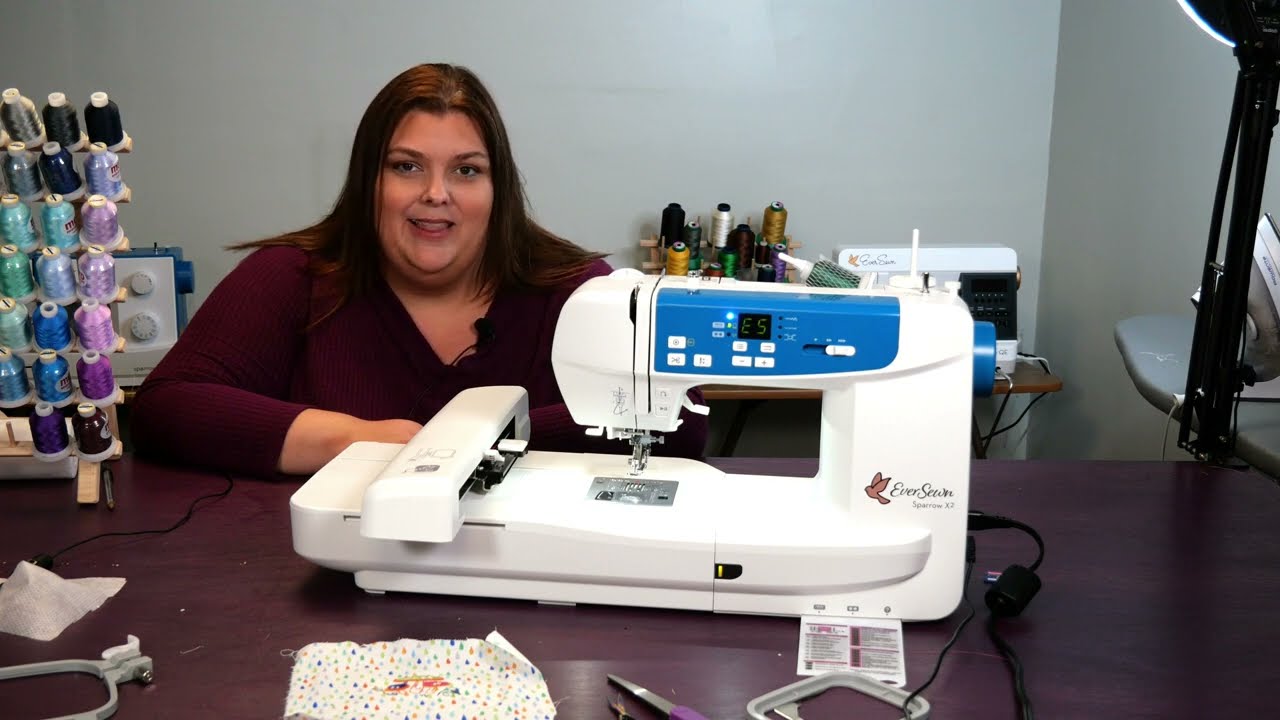 Setting Up NEW Embroidery Machine  EverSewn Hero (GIVEAWAY CLOSED) 