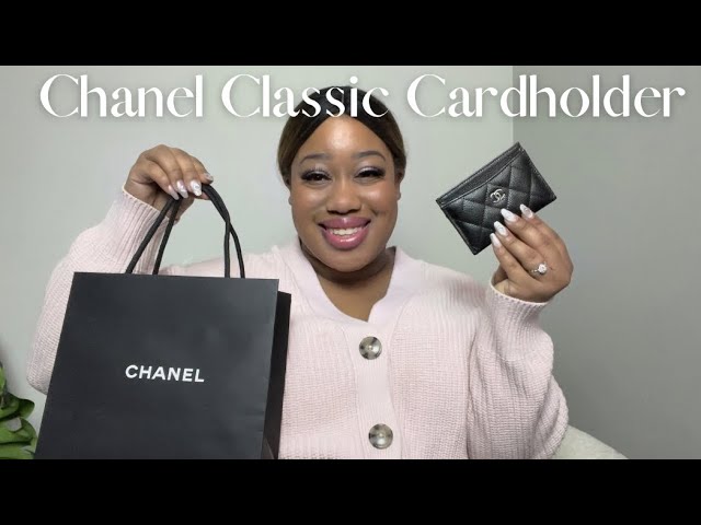 CHANEL CLASSIC CARD HOLDER VS ZIPPED COIN PURSE COMPARISON