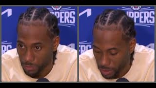 Kawhi Leonard on Terrence Mann's recent hot streak!!