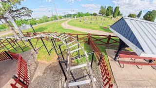 VINTAGE Coaster Next to a Graveyard - Little Dipper POV at Little Amerricka