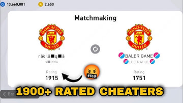 1900+ RATED CHEATERS 🤬 | PES 2021 MOBILE
