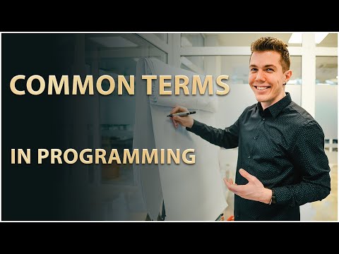 What are some common terms in programming?