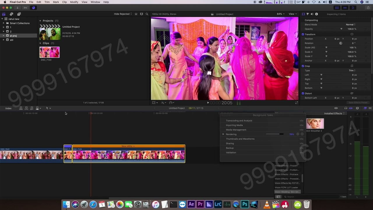 Speed Setting Change in FCPX
