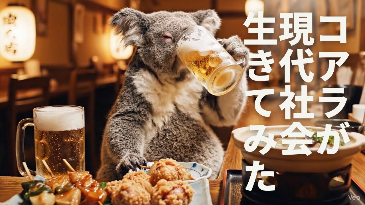 【Vlog】コアラが現代社会を生きてみた