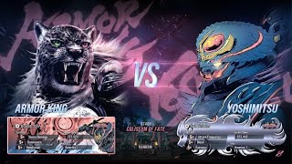 Armor King (Tekken King) vs Yoshimitsu (Tekken King) fullset ranked match