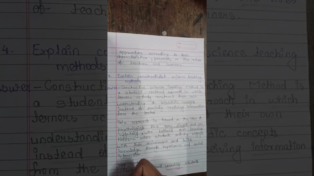 Bsc bed semesrer 5th padagogy of physical science lecture 3 