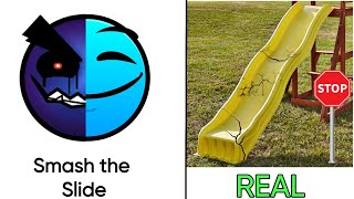 Geometry Dash Faces But All Is Smash The Keyboard In REAL Life screenshot 4