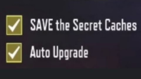 SAVE secret caches feature is BACK in call of duty mobile