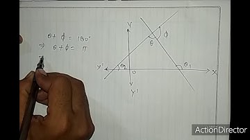 Angle Between Two Straight Lines।। दो सीधी रेखाओं के बीच कोंण।।