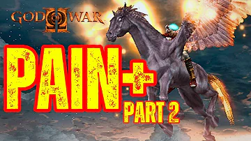 PEGASUS RIDE | GOD OF WAR 2 PAIN + CHALLENGE RUN PART 2