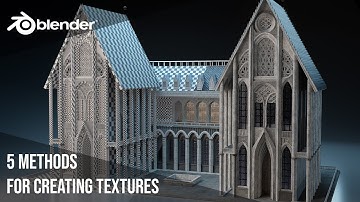 5 Методов создания текстур в Blender / 5 Methods for creating textures in Blender