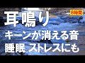 【耳鳴り治療音】キーンという高音の耳鳴りを軽減してくれた滝の音② ８時間 自然音 睡眠 音響療法