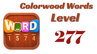 Colorwood Words Level 277 Answers | Colorwood Words - Cryptogram