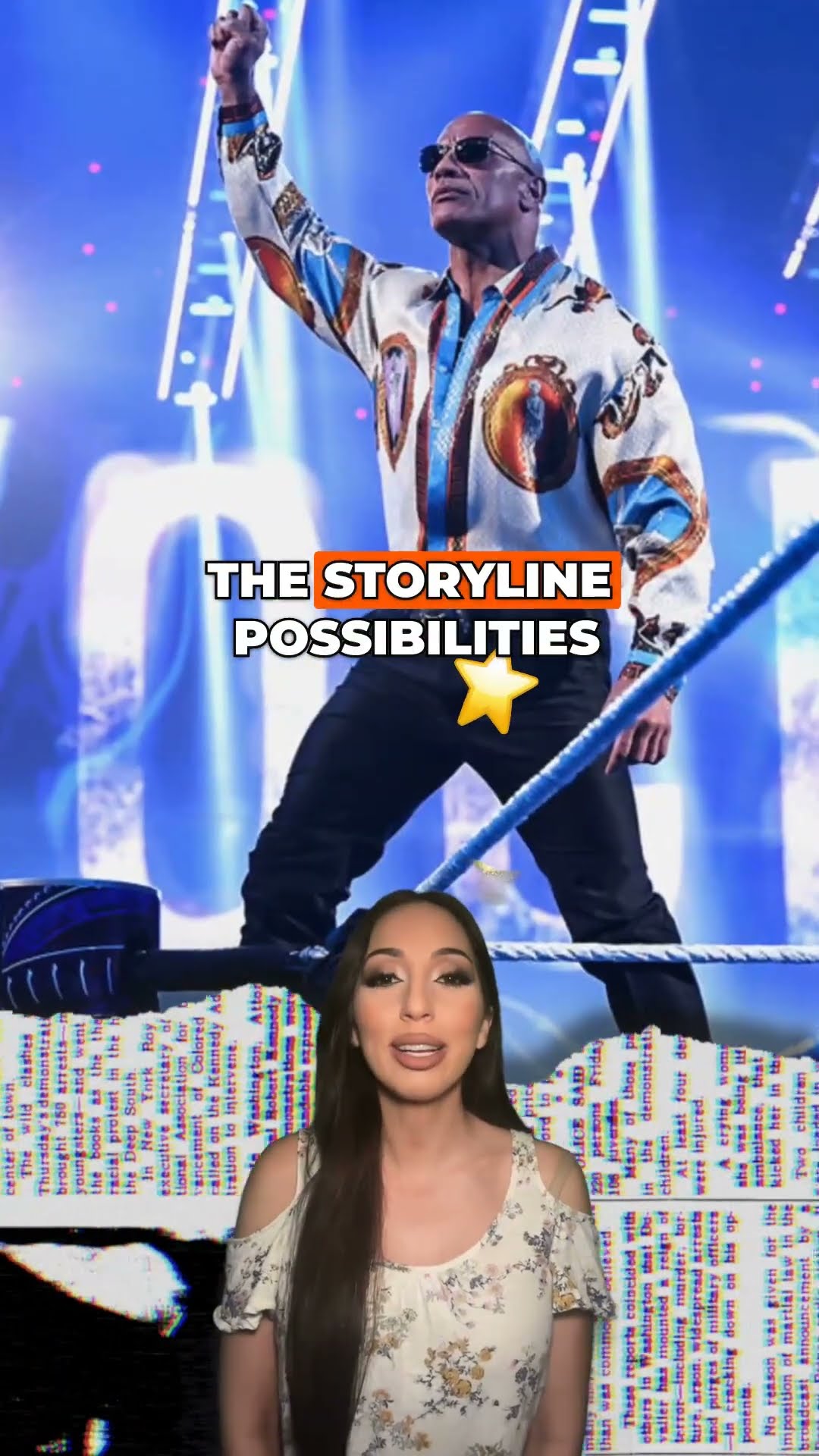 What if The Rock Wins the 2025 Royal Rumble? \n#WWE #TheRock #RoyalRumble #Shorts #CodyRhodes #WWRaw