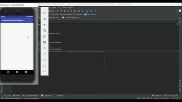 How to add a Fragment in FrameLayout Android