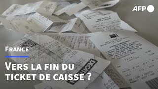 Fin de l'impression systématique du ticket de caisse en France | AFP