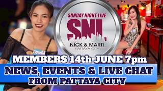 Members - SUNDAY NIGHT LIVE with Nick & Marti - 14th June 2026 - 7pm
