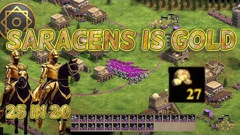 25 knights in 20 Minutes: Build Order... How?! Gold!