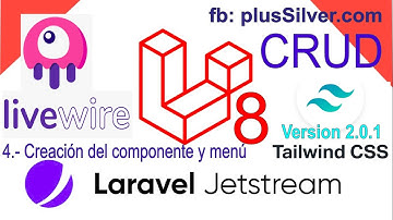 4.-TALL CRUD con Laravel, Jetstream-Livewire-Tailwinds, creamos el componente y menú