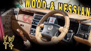 Incredible Hessian And Wood Dash Transformation For Vw T4!