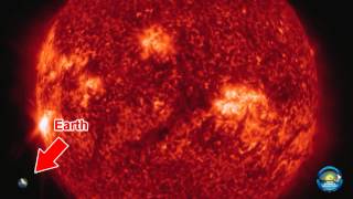 Solar Flare 2/24/14
NASAs Solar Dynamics Observatory captured this massive solar flare on February 24, 2014 the strongest flare of the year so far and one of the strongest of the current solar cycle. The massive X4.9-class solar flare erupted from an active sunspot, called AR1990, at 6:49 p.m. CST and is seen in this NASA video. Ive added Earth so that you can see just how massive this flare was. Thankfully, it will not negatively impact Earth. Solar Flare 2/24/14