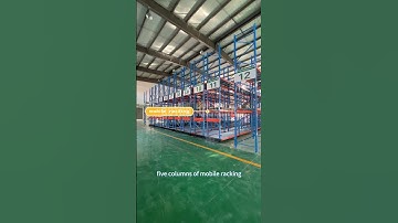 Mobile pallet racking suitable for small warehouses #rack #warehouse #mobilerackingsystem #sourcing