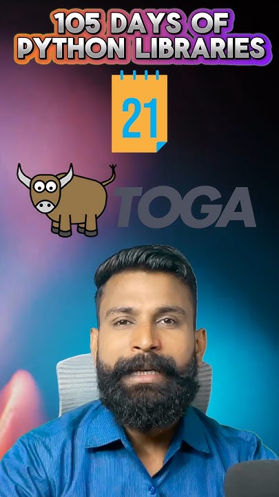 Day 21: Toga - Cross-Platform Desktop Apps with Python - YouTube