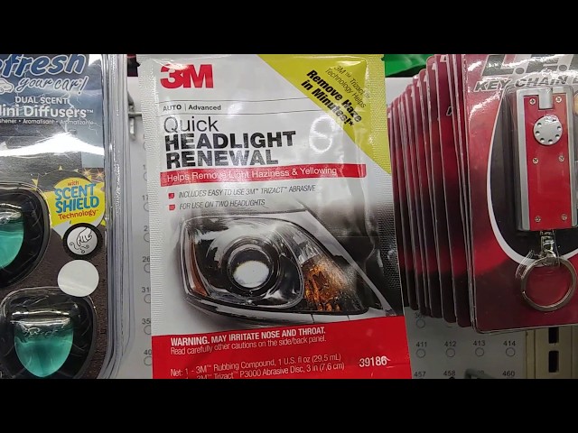 3M 39186 Quick Headlight Renewal