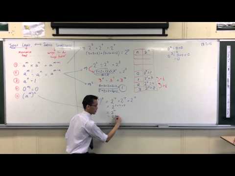 Index Laws / "Shortcuts" (3 of 3: Power of a Power)