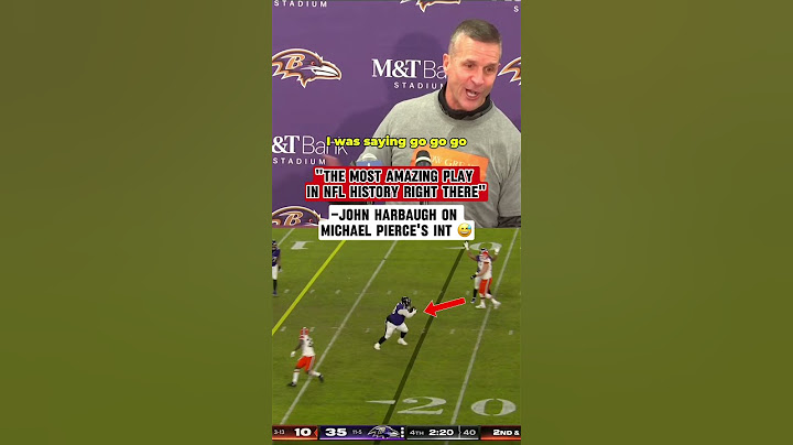 John Harbaugh really wanted a pick-six 🤣 (via @BaltimoreRavens)