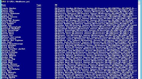 Windows Server 2012 R2 - Crear múltiples usuarios en Active Directory con PowerShell