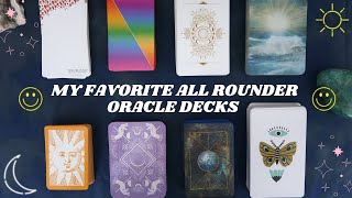 MY FAVORITE ORACLE DECKS FOR EVERYTHING🔮 Best all rounder oracle decks in my collection right now✨